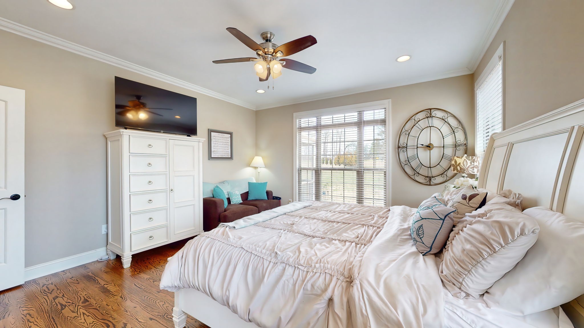 209 Hunters Ridge Drive Tullahoma, TN 37388 - Photo 30 of 54 a bedroom with a bed and a window
