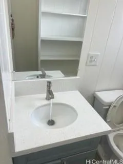 a close view of sink and toilet