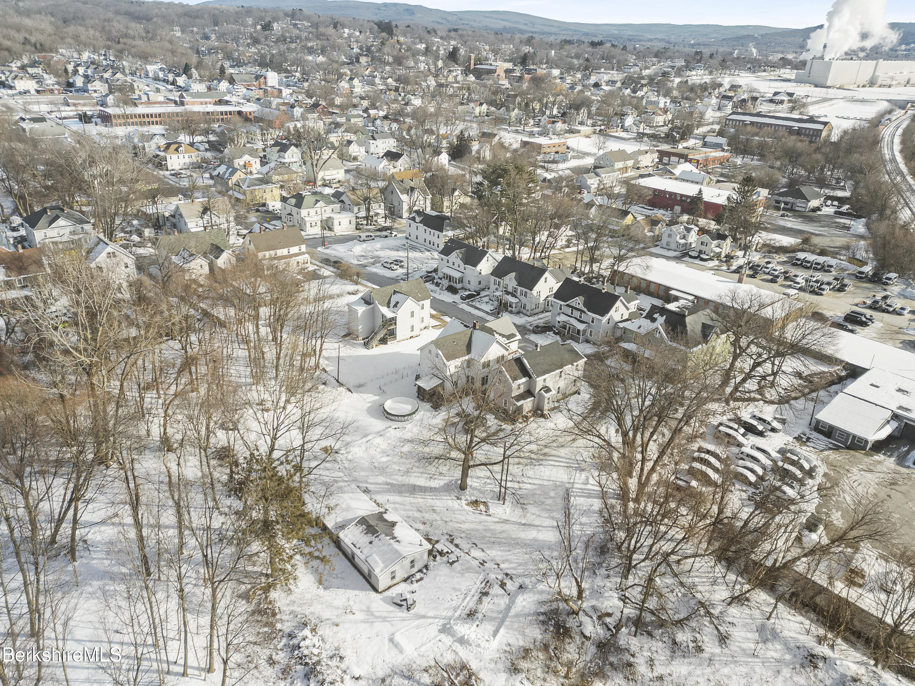 1 1/2 Cherry Street Pittsfield, MA 01201 - Photo 22 of 23 an aerial view of residential house with parking space