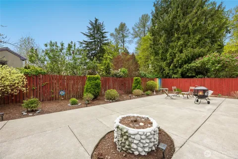 an outdoor space with patio