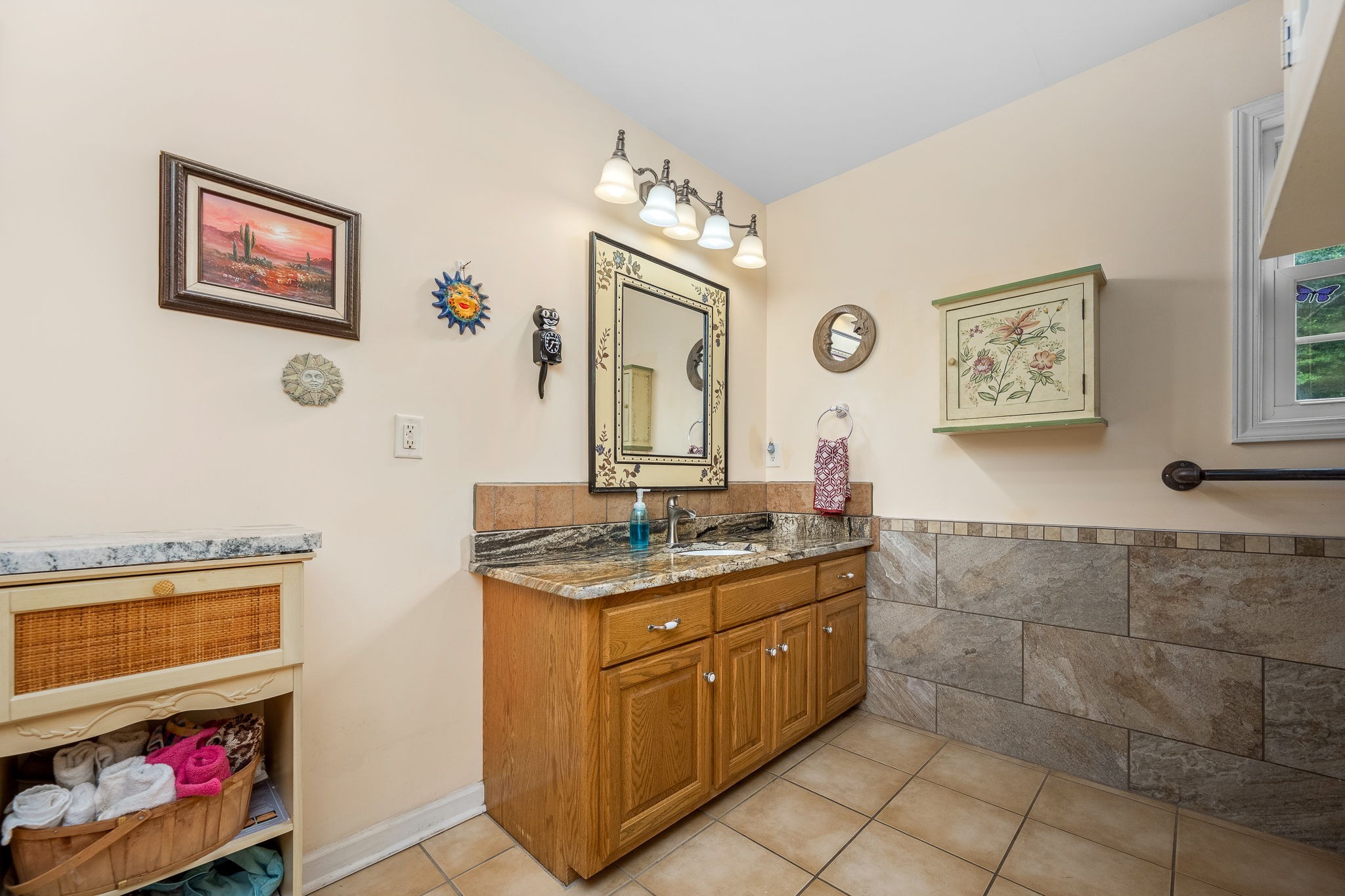 745 Union Ridge Road Wartrace, TN 37183 - Photo 34 of 76 a view of a bathroom with dual sinks