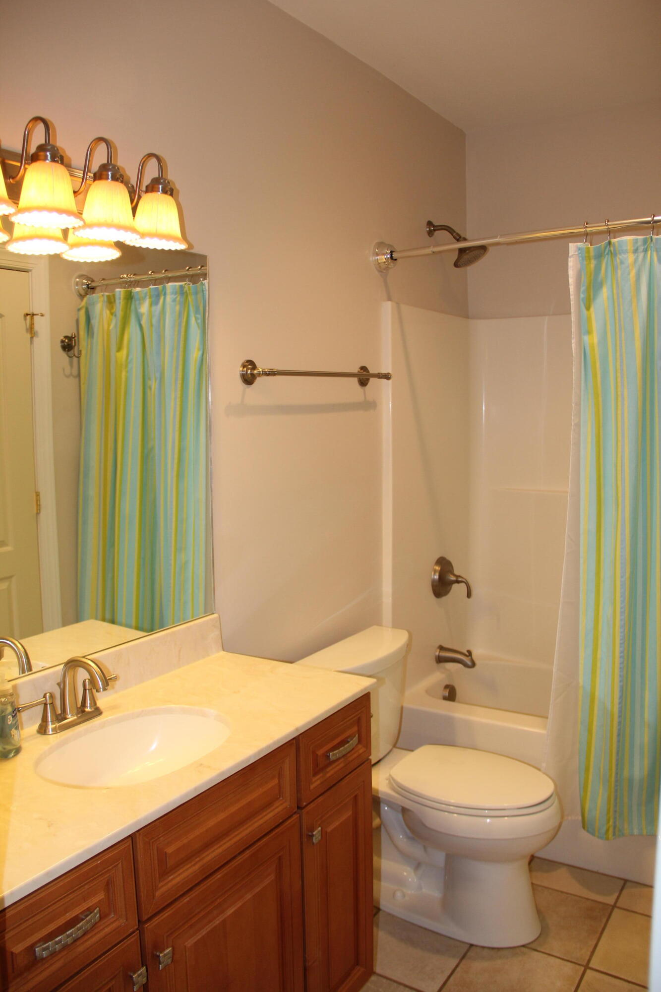 4 Calypso Road Moneta, VA 24121 - Photo 56 of 78 a bathroom with a granite countertop sink toilet and shower