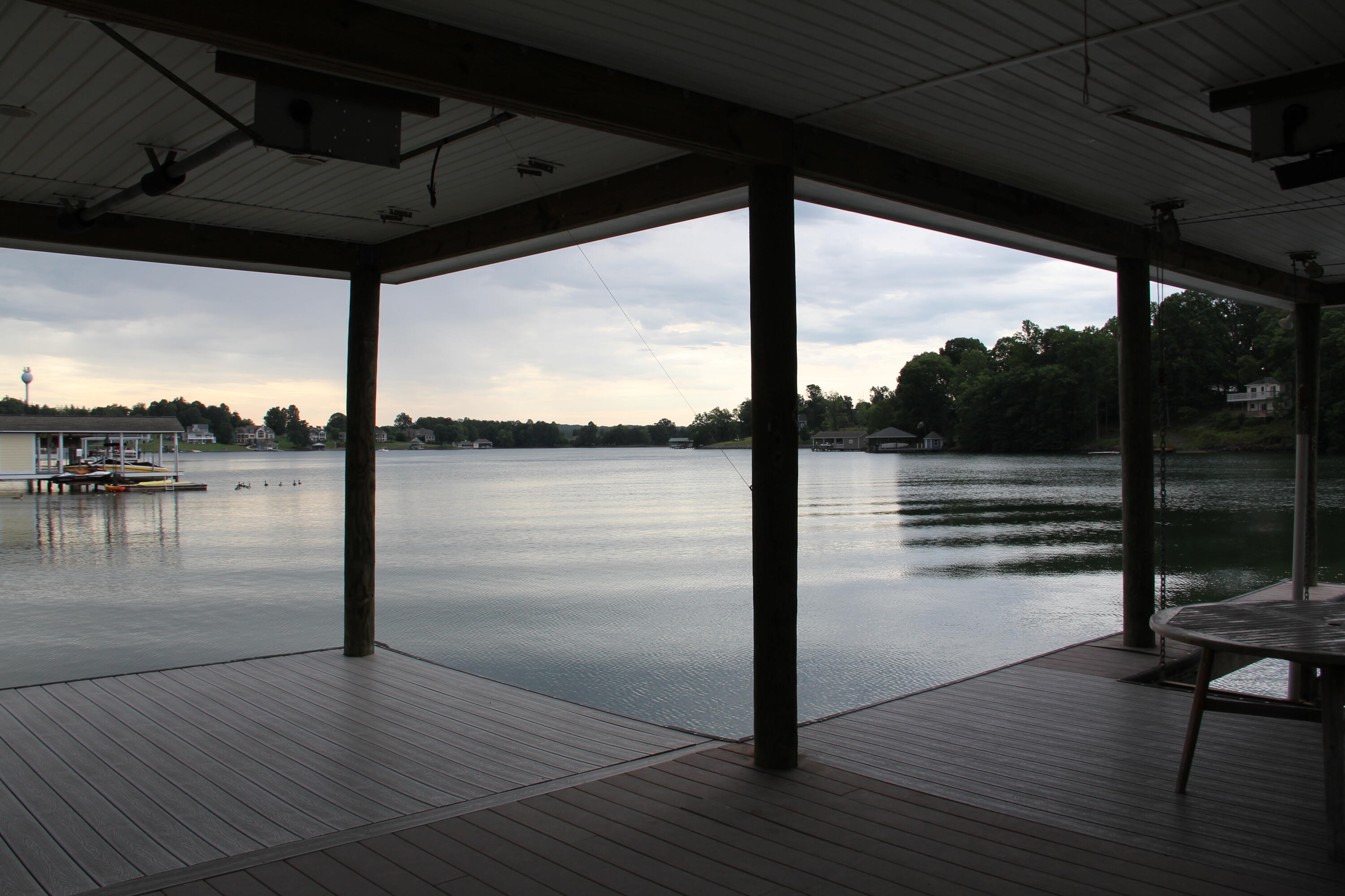 4 Calypso Road Moneta, VA 24121 - Photo 67 of 78 a view of a lake from a balcony