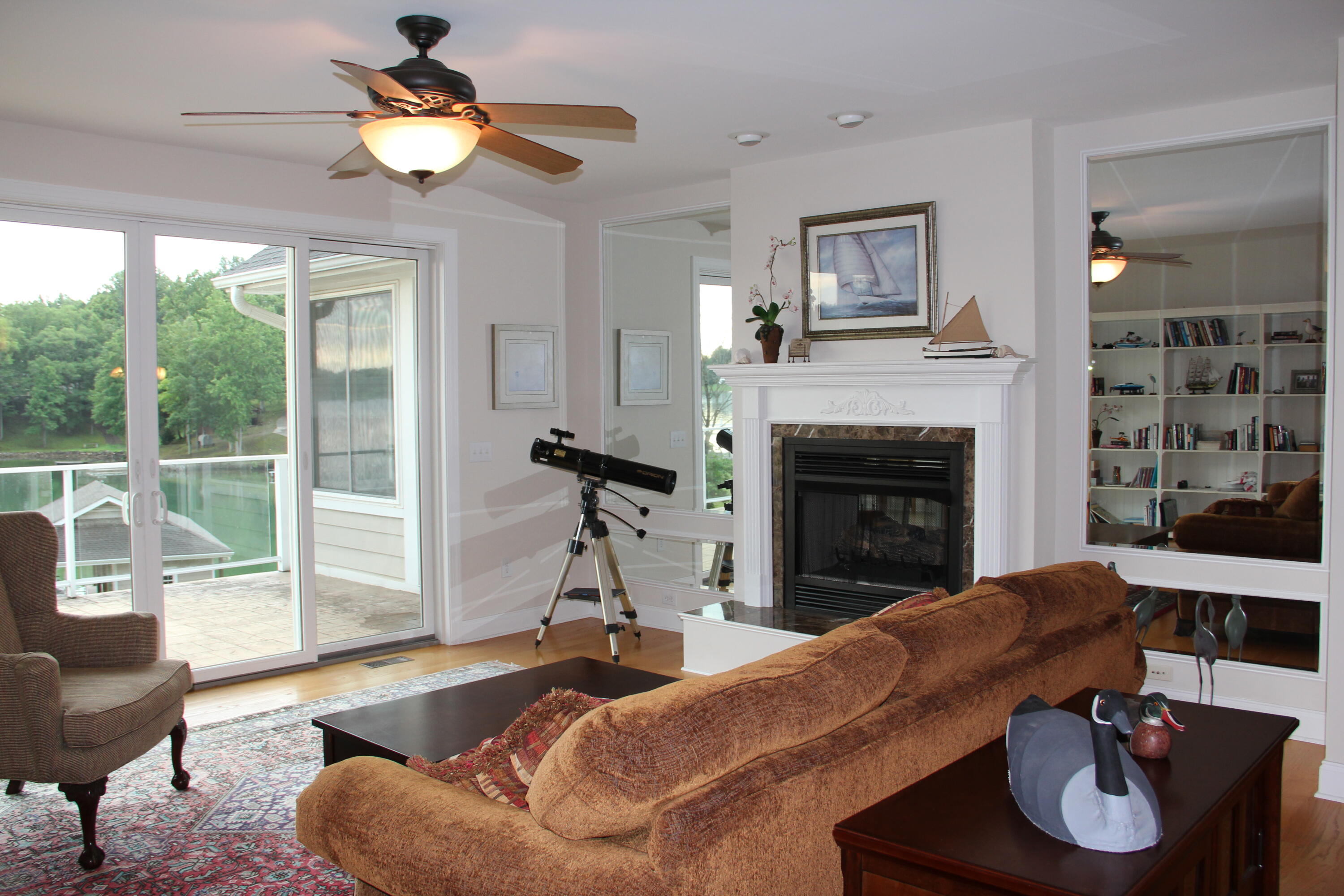 4 Calypso Road Moneta, VA 24121 - Photo 10 of 78 a living room with furniture and a fireplace