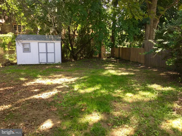 a backyard of a house