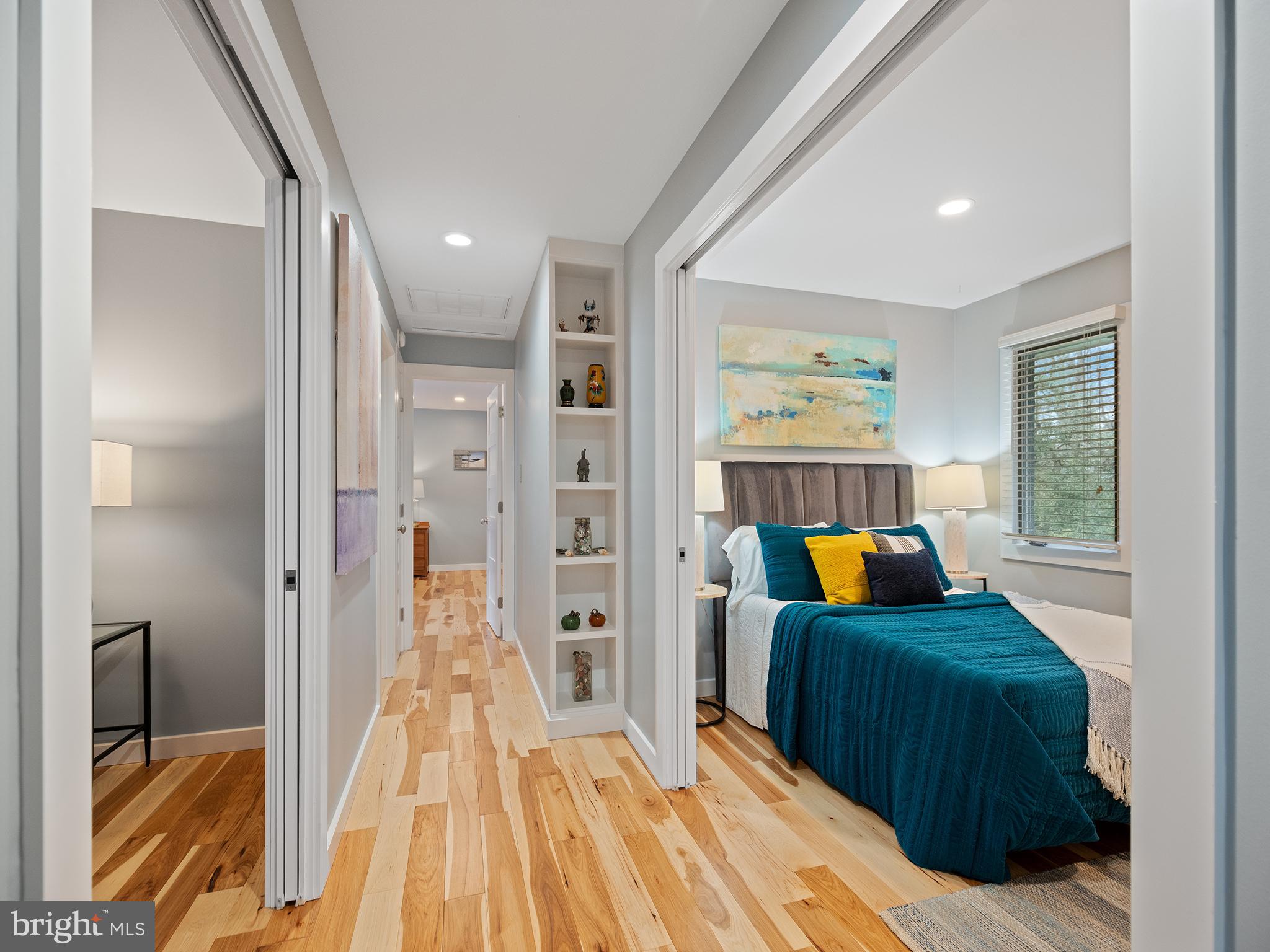 855 Big Road Lusby, MD 20657 - Photo 28 of 48 a bedroom with a bed and a view of living room