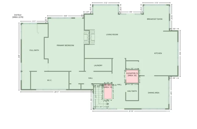 a bathroom with a bathtub and mirror