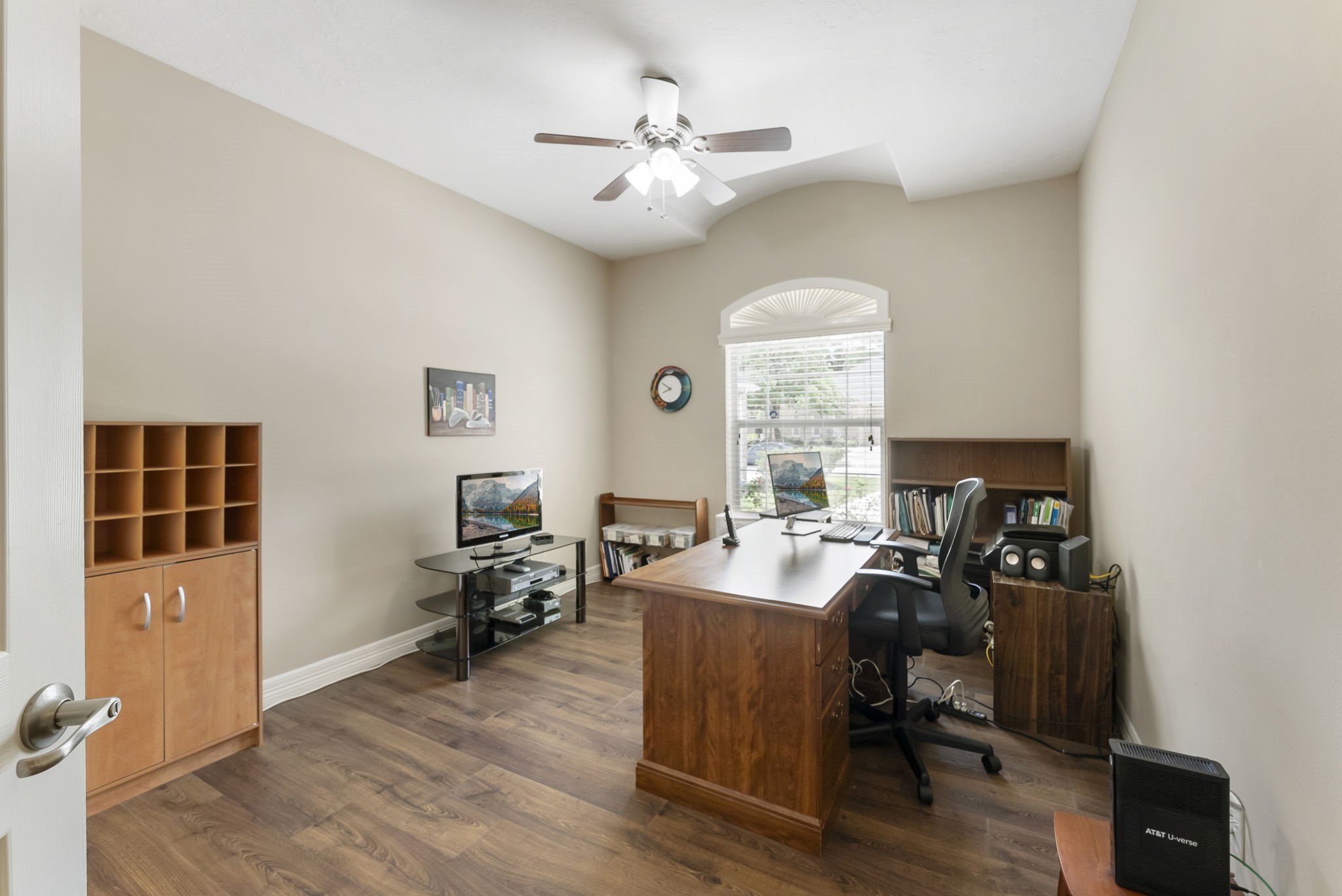 25514 Long Iron Court Spring, TX 77389 - Photo 26 of 38 a view of a workspace with furniture and a window