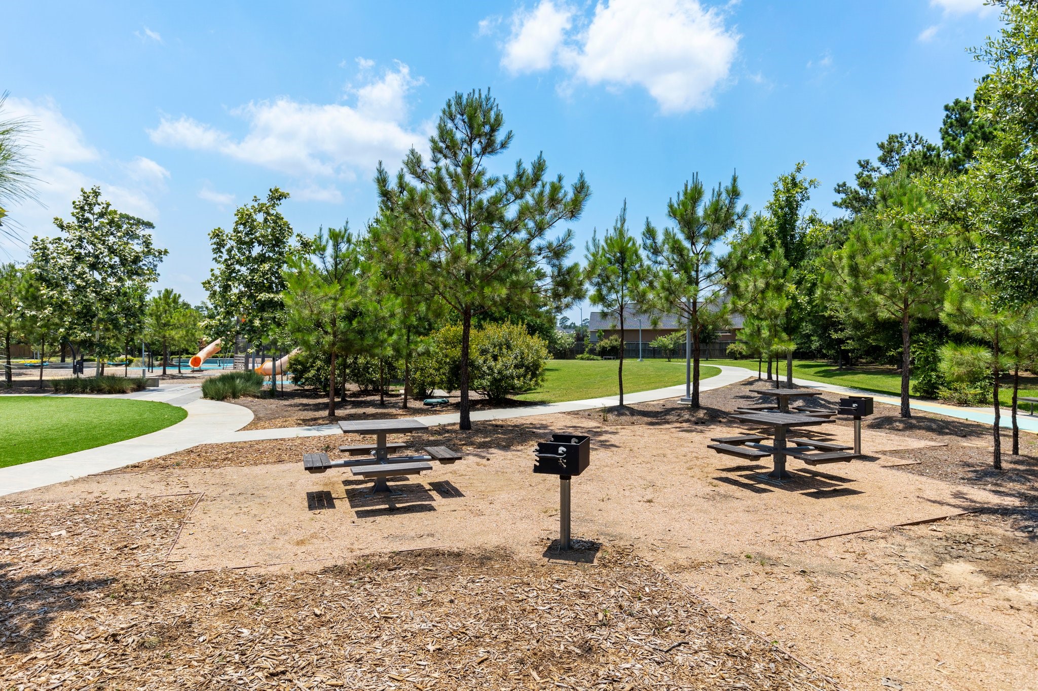 25514 Long Iron Court Spring, TX 77389 - Photo 35 of 38 a view of a park with slide
