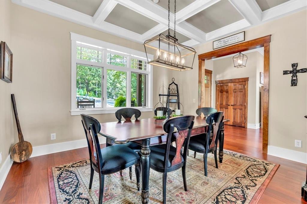 52 Waterside Drive Southeast Cartersville, GA 30121 - Photo 15 of 110 a view of a dining room with furniture window and wooden floor