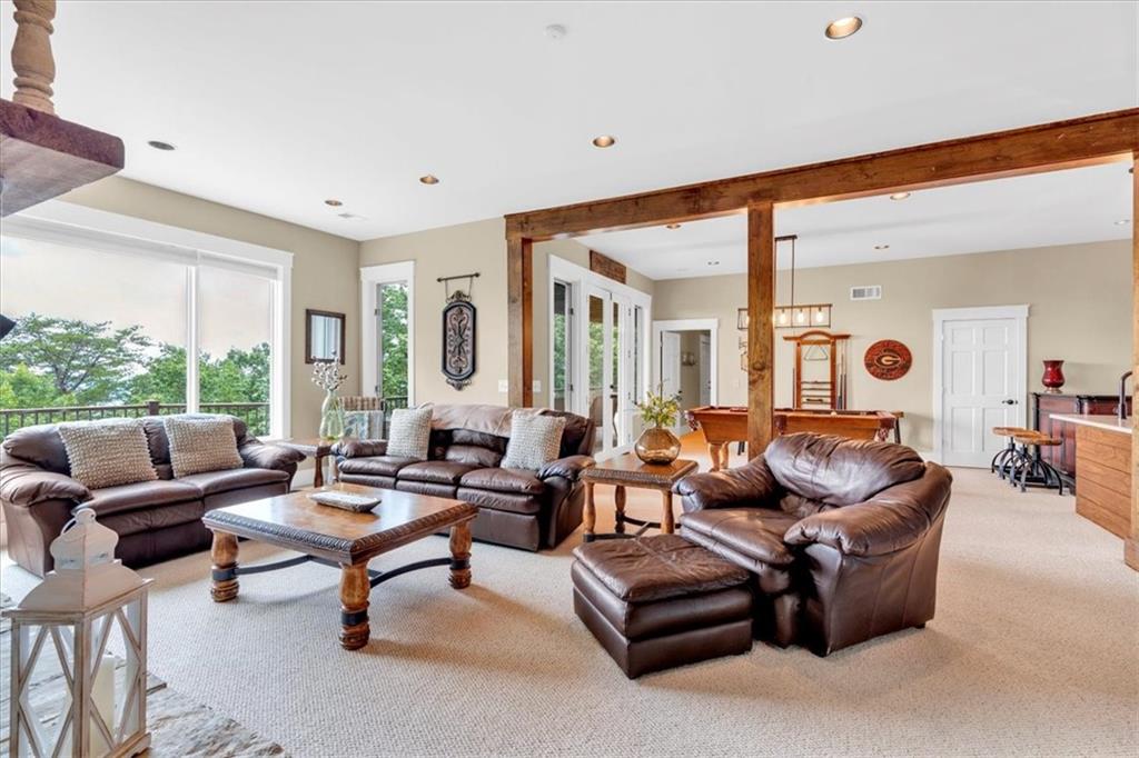 52 Waterside Drive Southeast Cartersville, GA 30121 - Photo 51 of 110 a living room with furniture and a large window