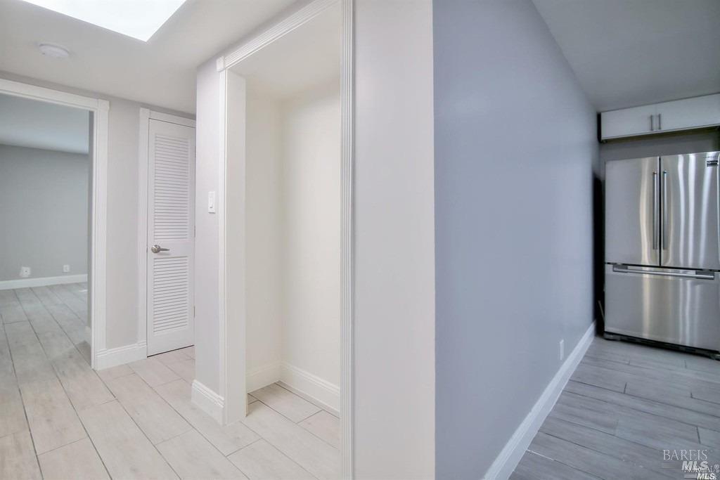 22 Fairfax Street, Unit B San Rafael, CA 94901 - Photo 2 of 8 a view of a kitchen from the hallway