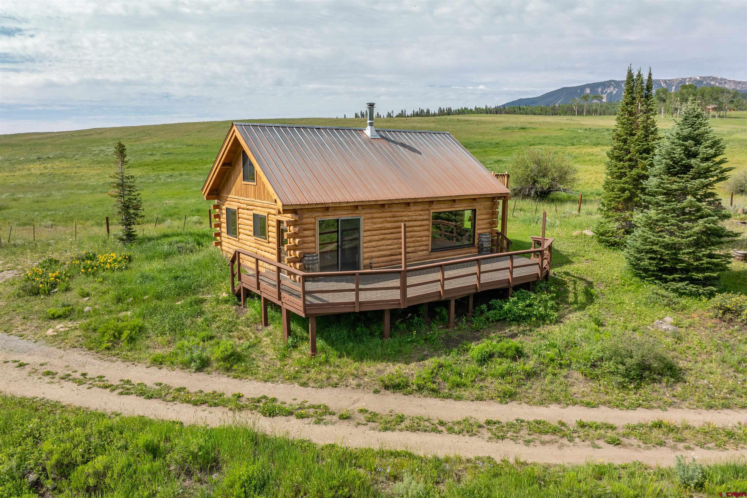 320 Sioux Road Gunnison, CO 81230 - Photo 31 of 35 a aerial view of a house with a yard