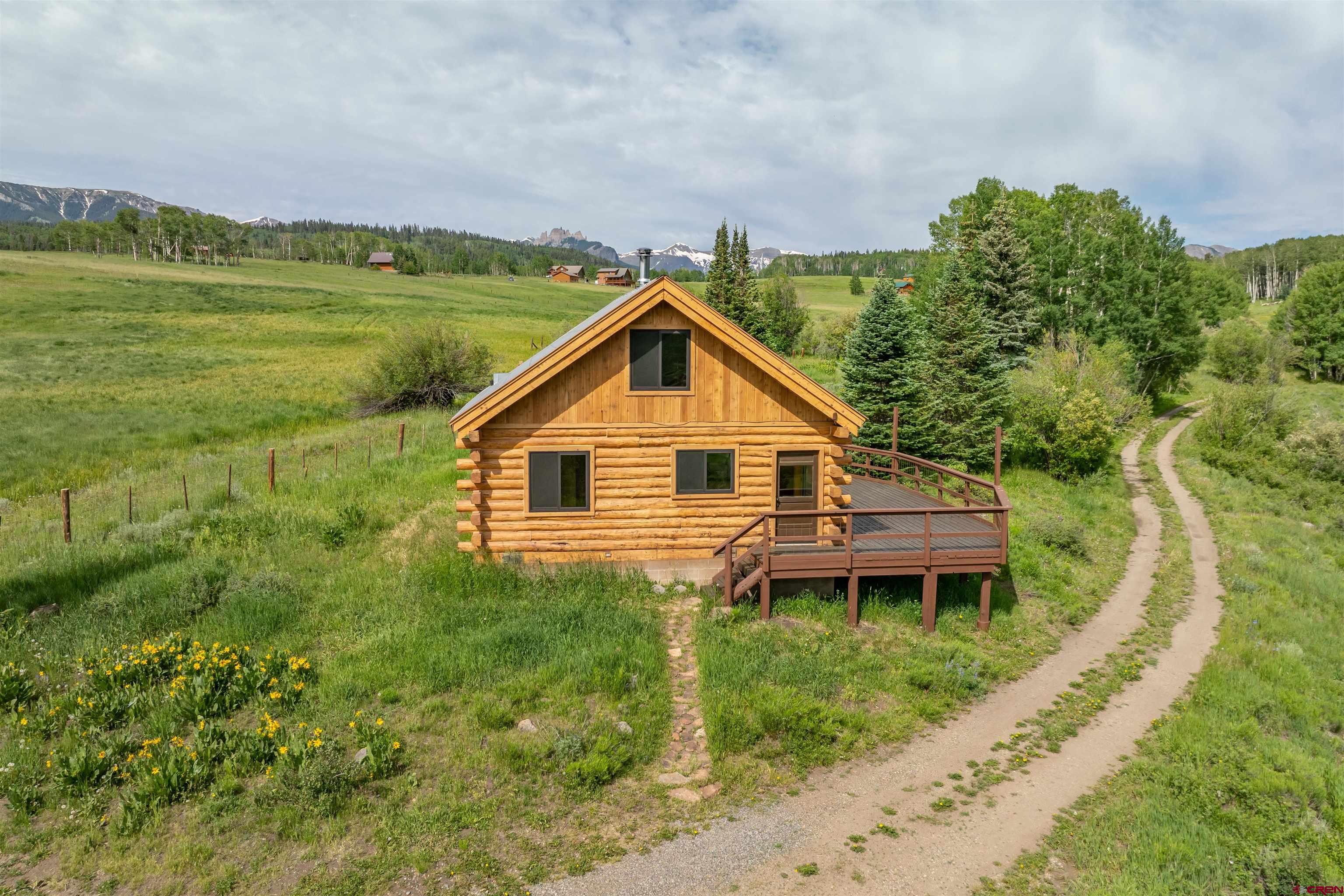 320 Sioux Road Gunnison, CO 81230 - Photo 32 of 35 a view of a house next to a big yard and large trees