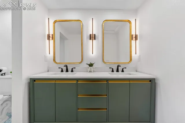 a bathroom with a shower and toilet