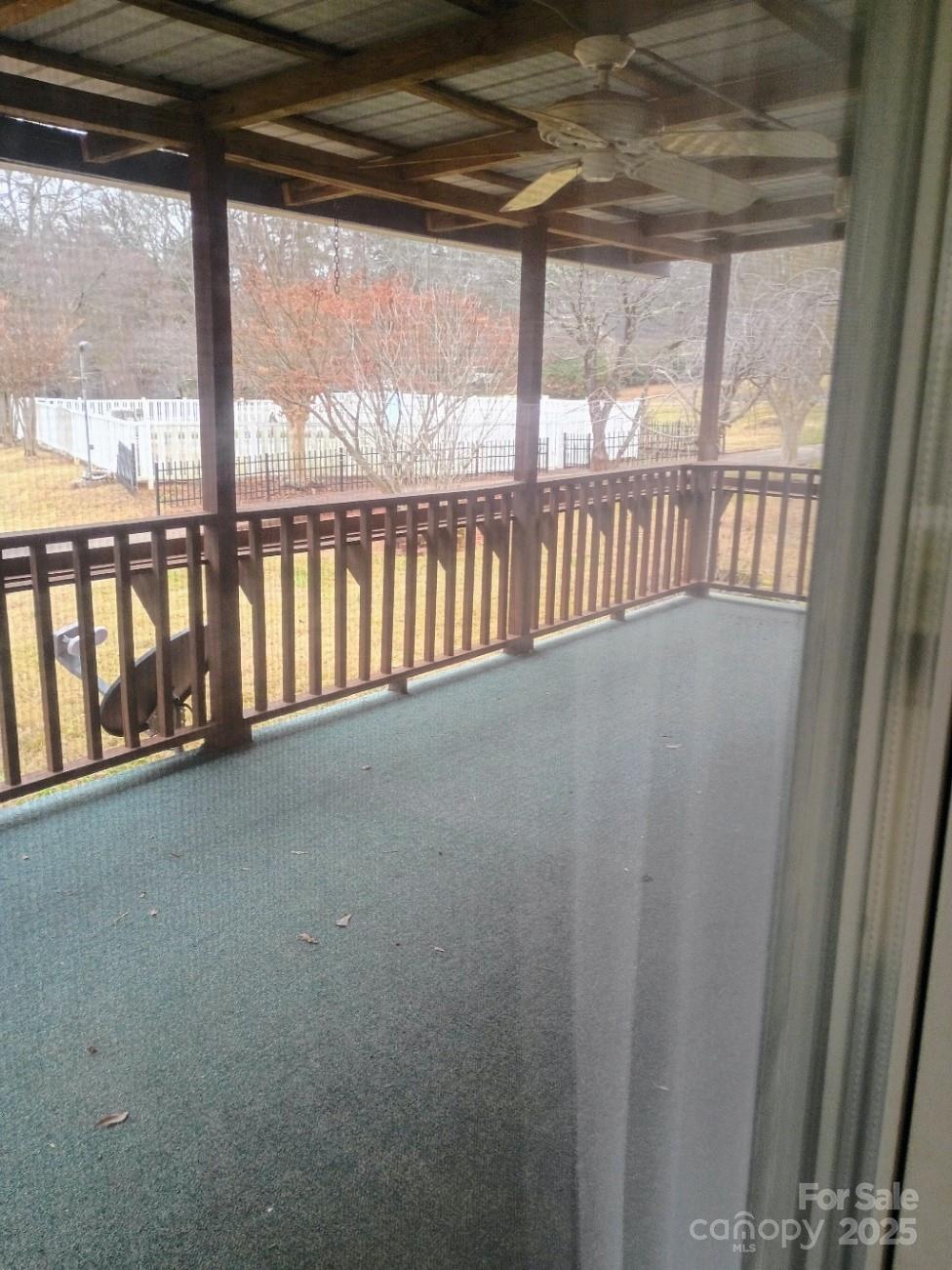 141 Justice Drive Rutherfordton, NC 28139 - Photo 17 of 30 a view of an empty room with a balcony