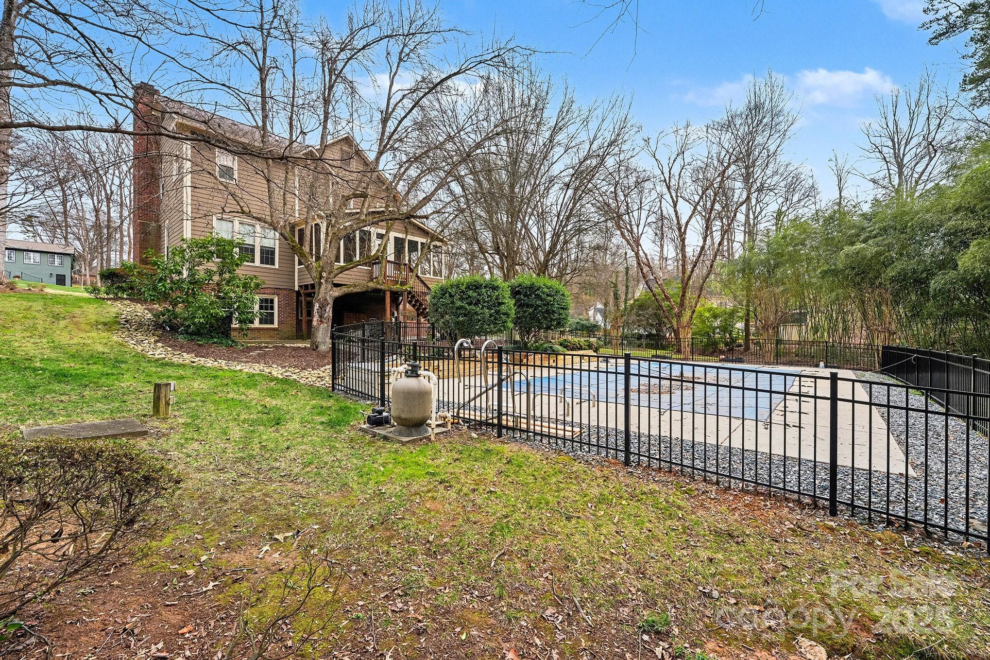 217 Nottingham Drive Huntersville, NC 28078 - Photo 41 of 41 a view of a park with a fence