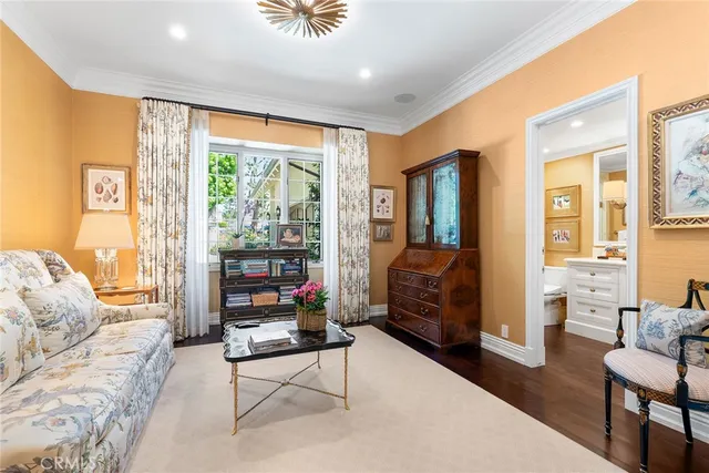 a bed room with a bed and a couch