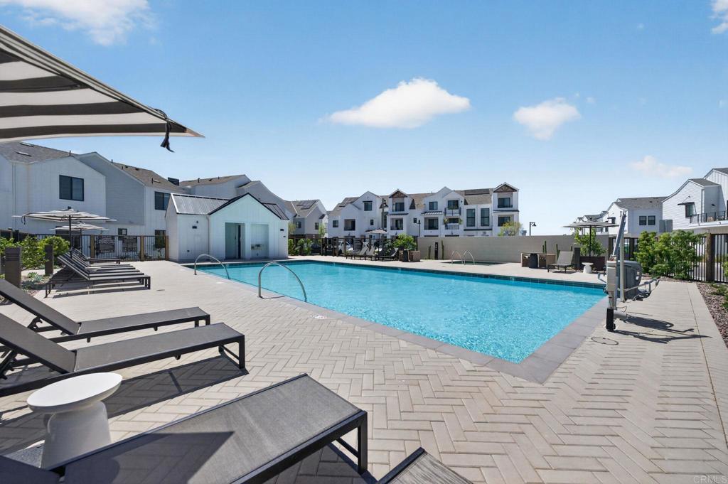 1303 Bergamo, Unit 201 Encinitas, CA 92024 - Photo 34 of 42 a view of a house with a patio