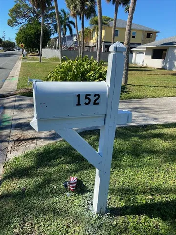 a view of a backyard with plants