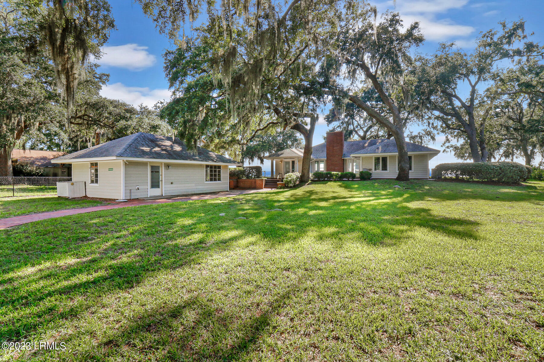 71 Fort Fremont Road St. Helena Island, SC 29920 - Photo 10 of 50 From Driveway Workshop, Main Home