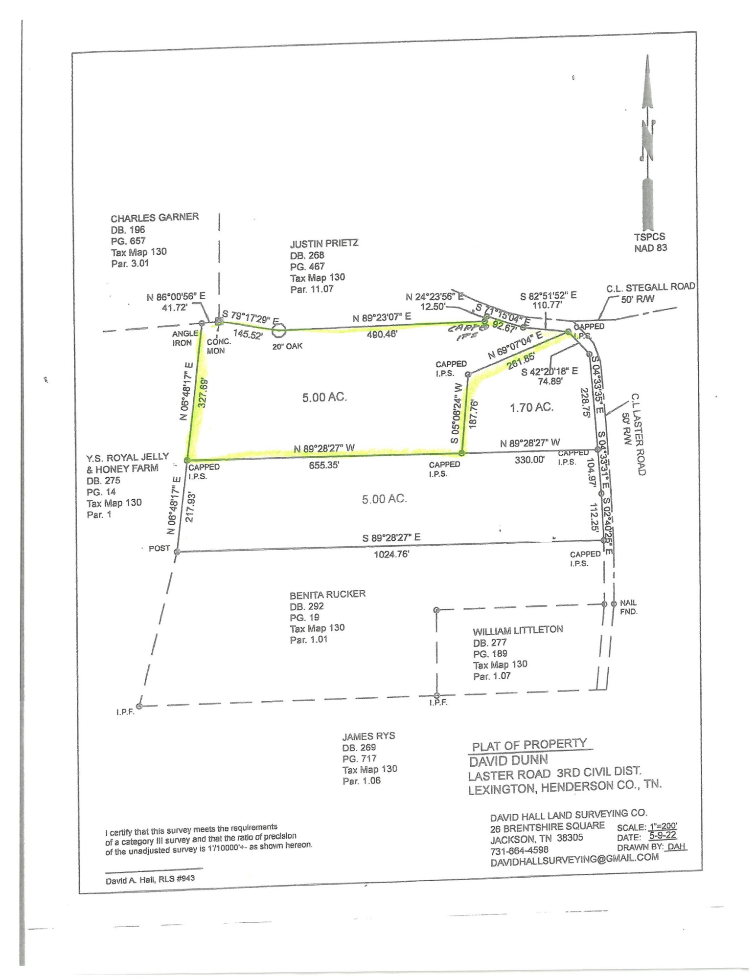 5-acres Stegall Road Huron, TN 38345 - Photo 3 of 3