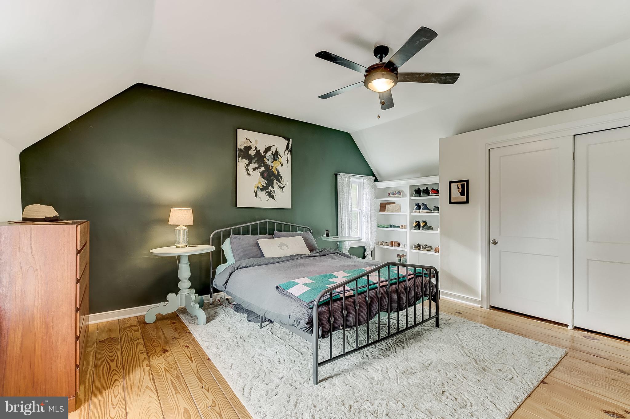 2812 Cape Horn Road Westminster, MD 21157 - Photo 24 of 40 a bedroom with a bed and a ceiling fan