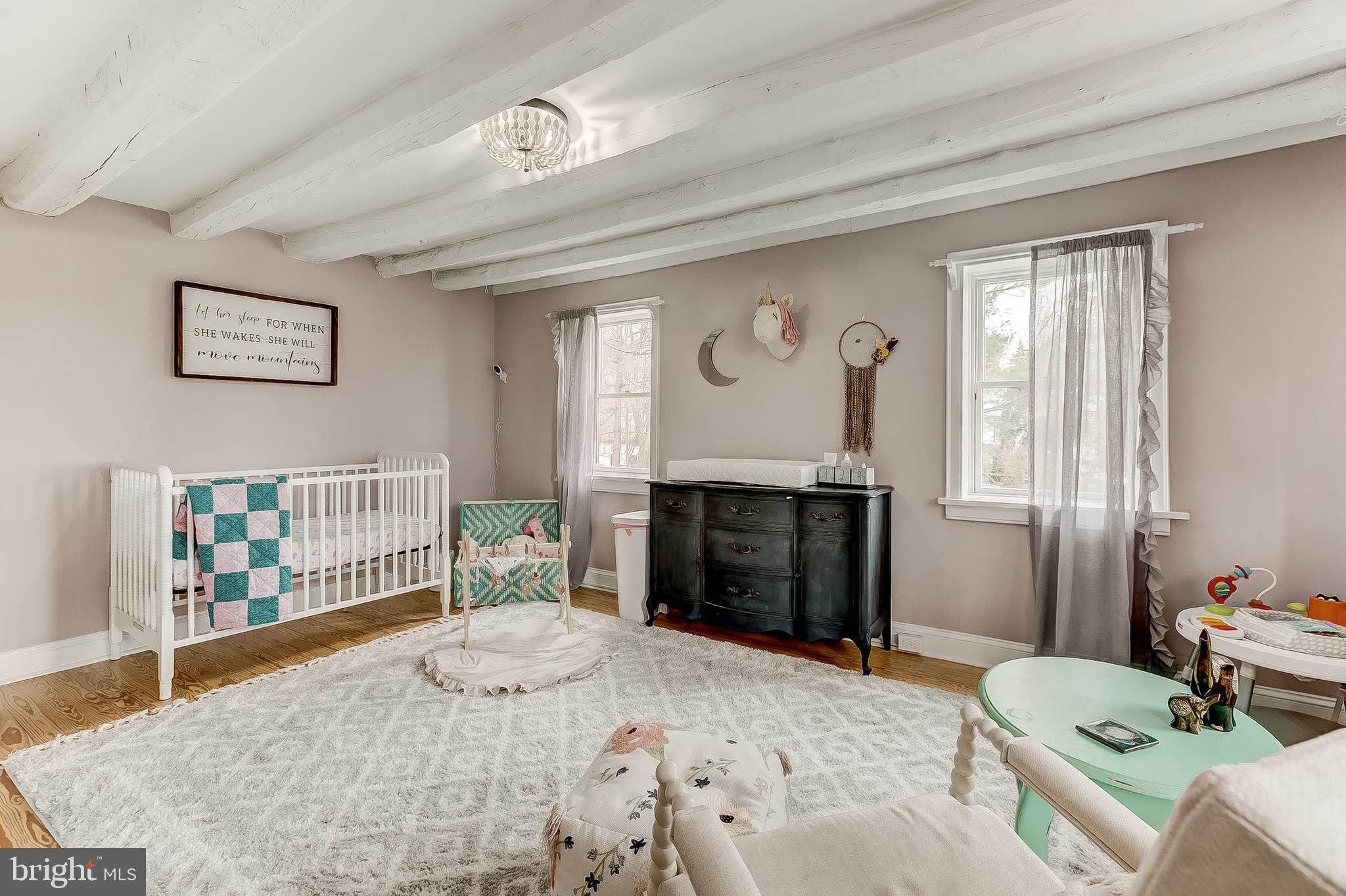 2812 Cape Horn Road Westminster, MD 21157 - Photo 29 of 40 a bedroom with a bed and a fireplace