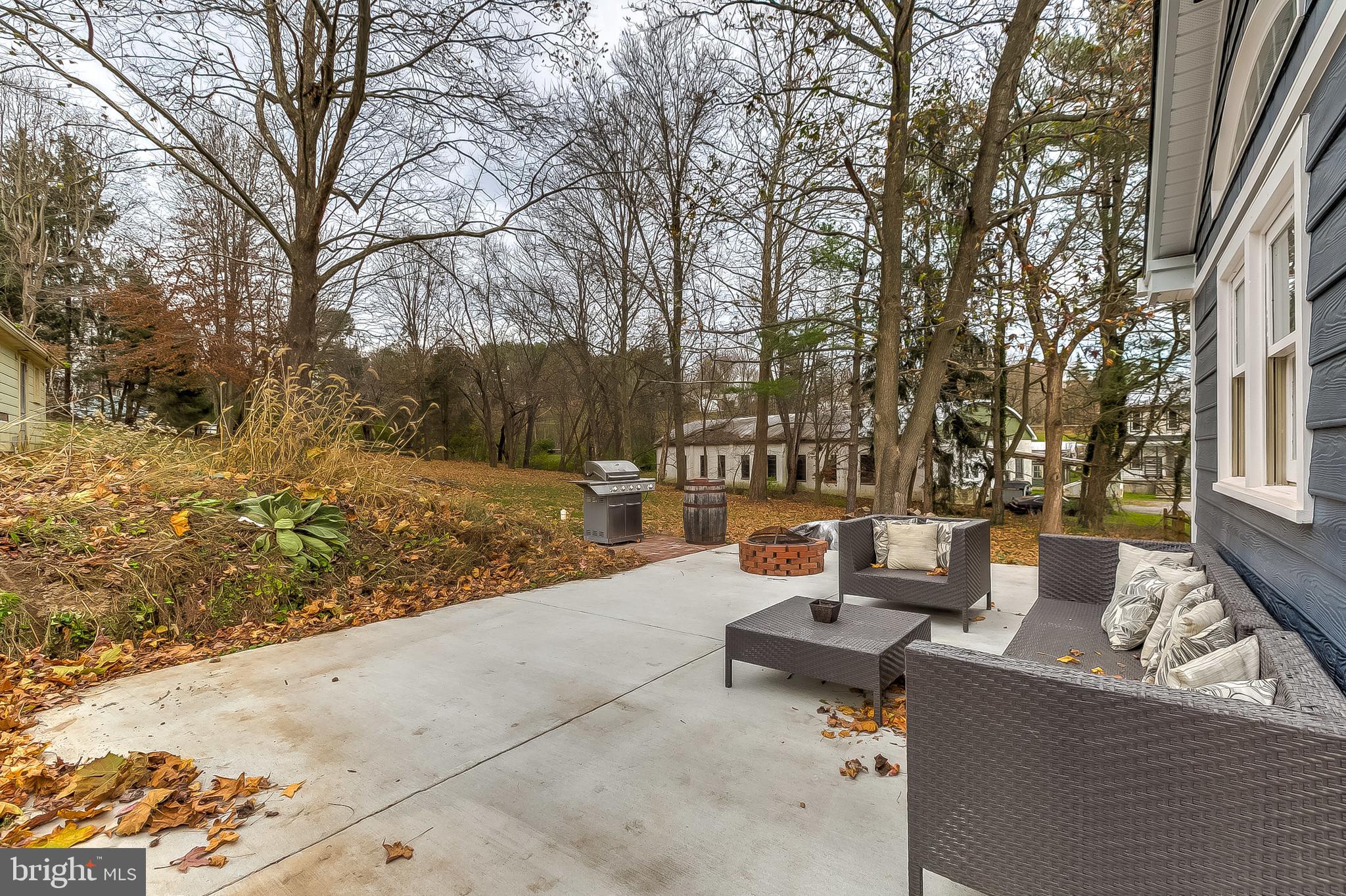 2812 Cape Horn Road Westminster, MD 21157 - Photo 32 of 40 a view of a backyard with couches and wooden fence