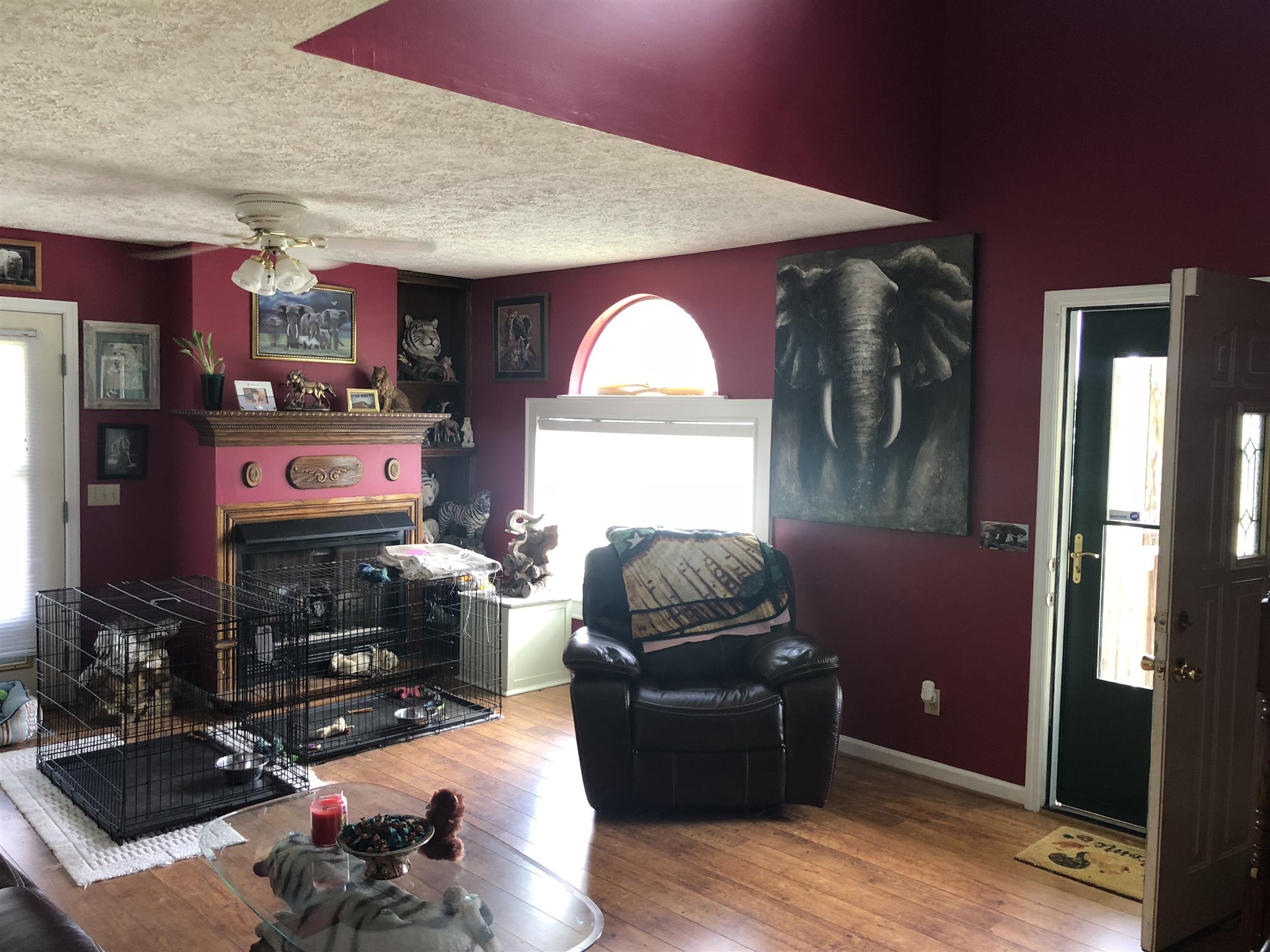 922 Harpo Road Manchester, TN 37355 - Photo 9 of 17 a living room with furniture and a fireplace