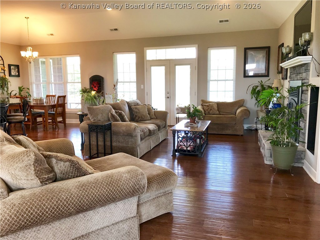 614 Sycamore Drive Ripley, WV 25271 - Photo 10 of 29 Great room with fireplace