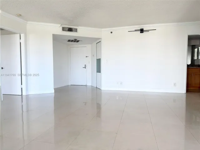 an empty room with window