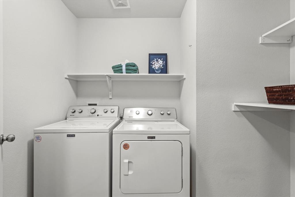 14056 Ilderton Street Pilot Point, TX 76258 - Photo 27 of 34 a utility room with dryer and washer