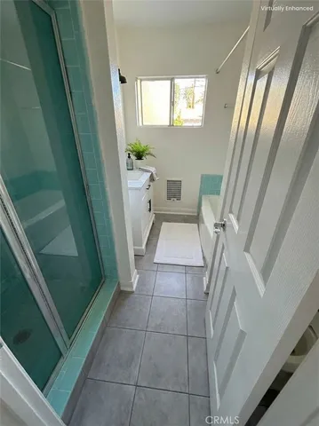 a view of an entryway with a window