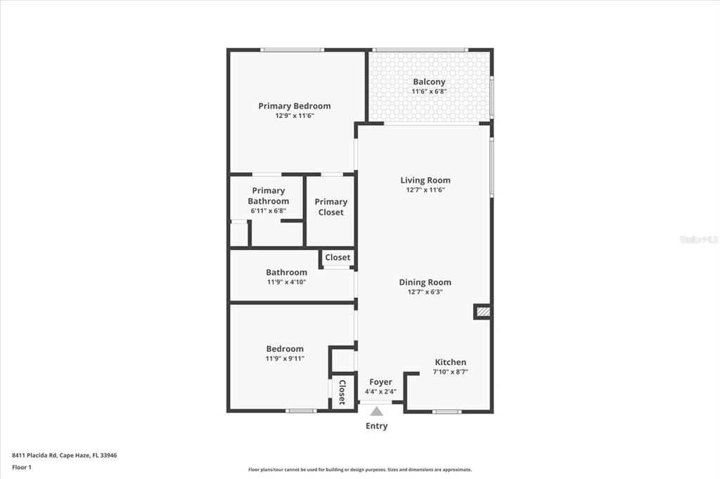 8411 Placida Road, Unit 404 Placida, FL 33946 - Photo 54 of 54 a picture of a floor plan