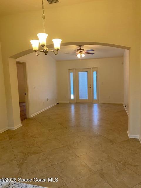1070 Luminary Circle, Unit 104 Melbourne, FL 32901 - Photo 9 of 14 Living/Dining from Kitchen