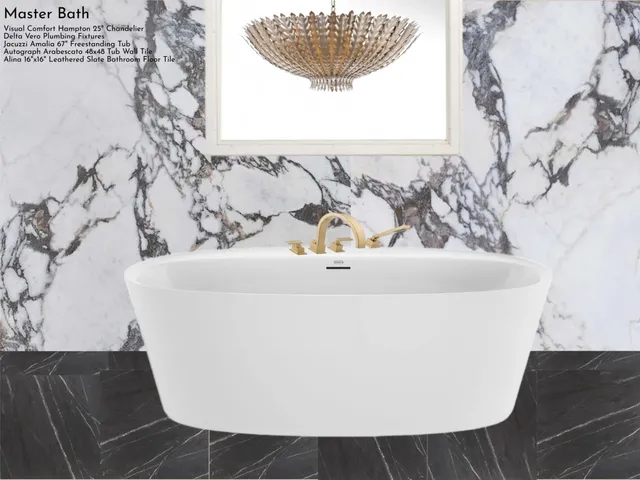 a view of a bathtub in a bathroom