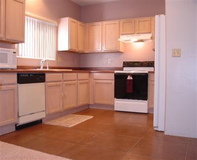 843 West Simmons Road Tucson, AZ 85705 - Photo 3 of 10 a kitchen with a stove a sink and a microwave