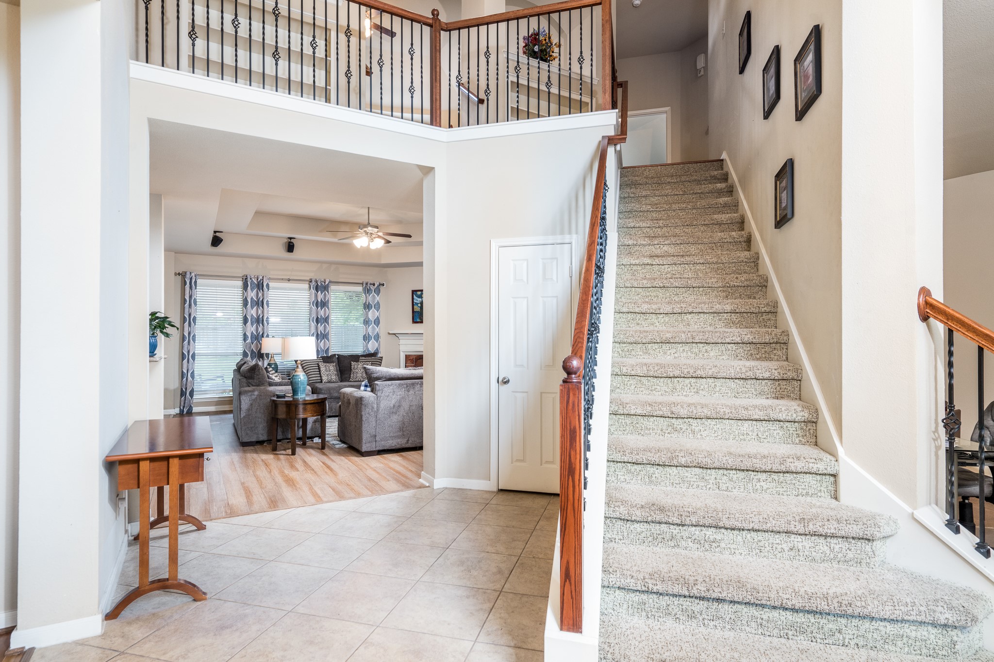 907 Colorado Springs Court Spring, TX 77373 - Photo 17 of 34 Upstairs there are four bedrooms, two bathrooms, a game room and a library.