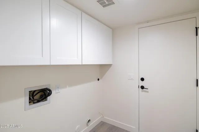 a room with storage and utility