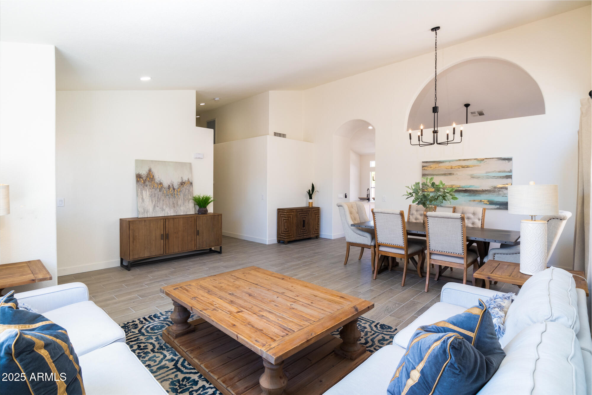 850 North Los Altos Drive Chandler, AZ 85224 - Photo 5 of 34 a living room with furniture and wooden floor