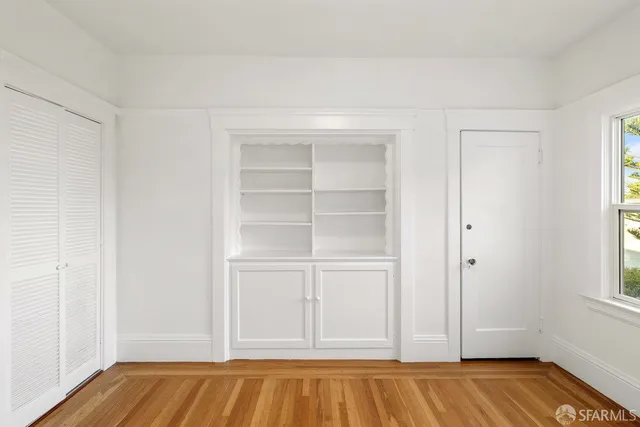 a view of empty room