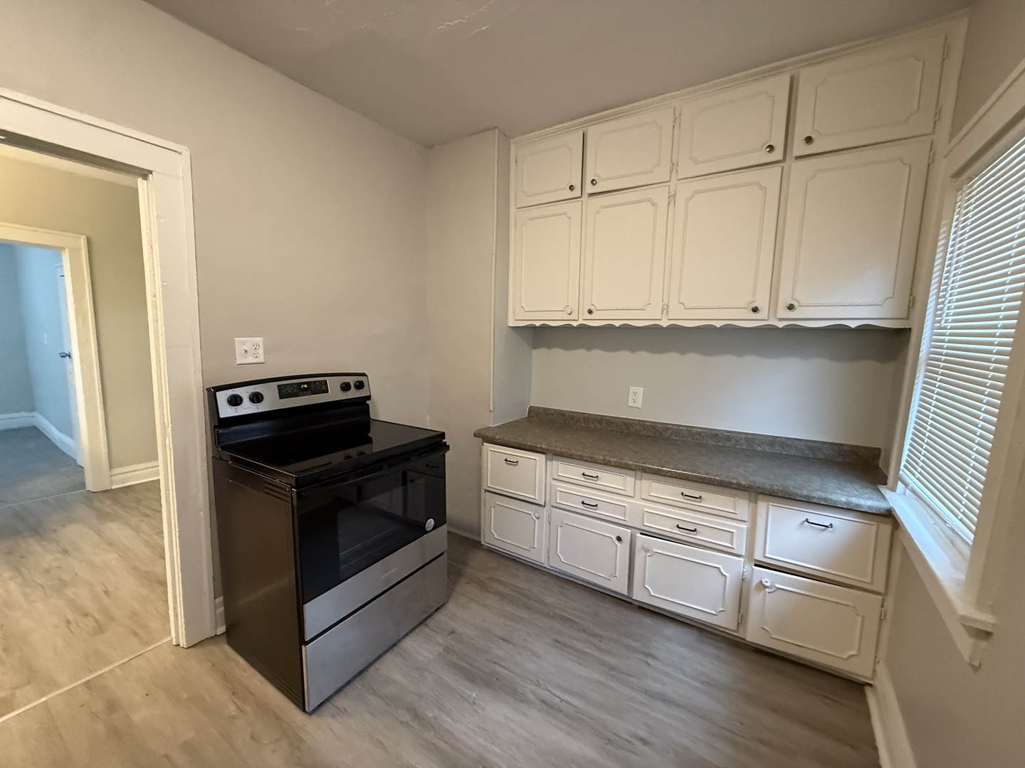 540 South Osborn Avenue Kankakee, IL 60901 - Photo 4 of 11 a kitchen with granite countertop a stove and a microwave