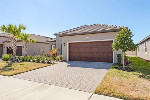 a car parked in front of a house