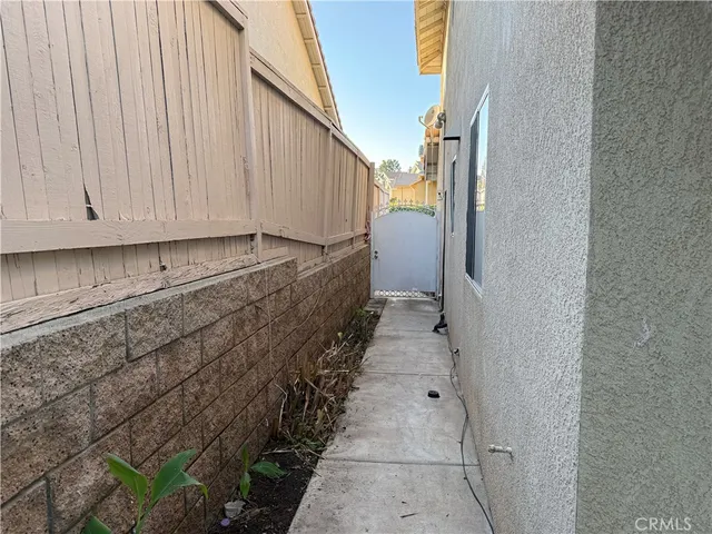 a view of storage and utility room