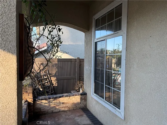 a view of front door