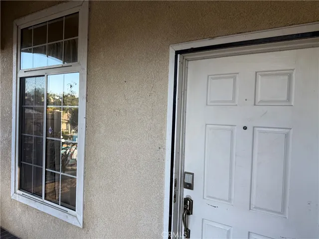 a view of front door