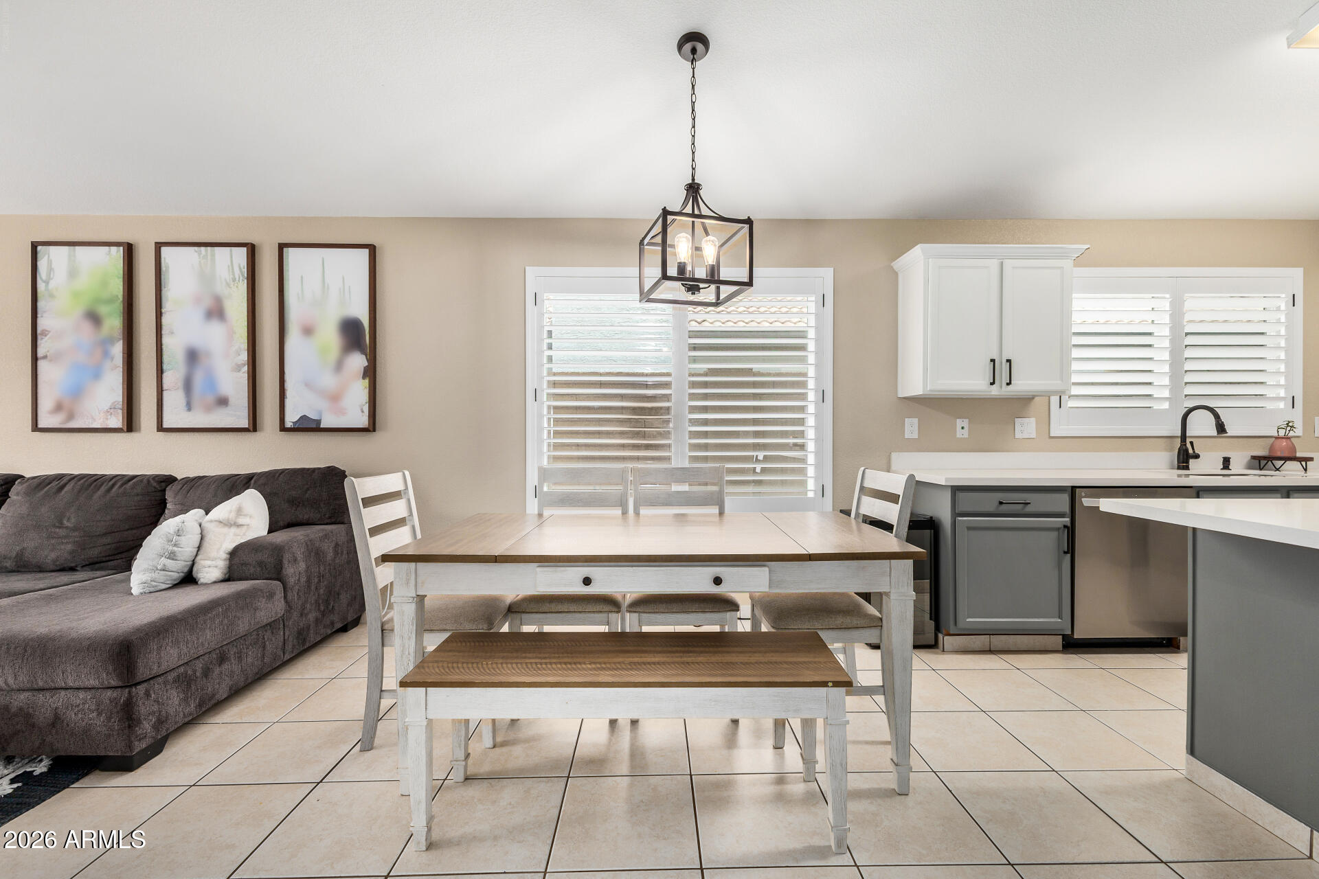159 West Gail Drive Gilbert, AZ 85233 - Photo 20 of 46 a kitchen with a stove a sink and cabinetry