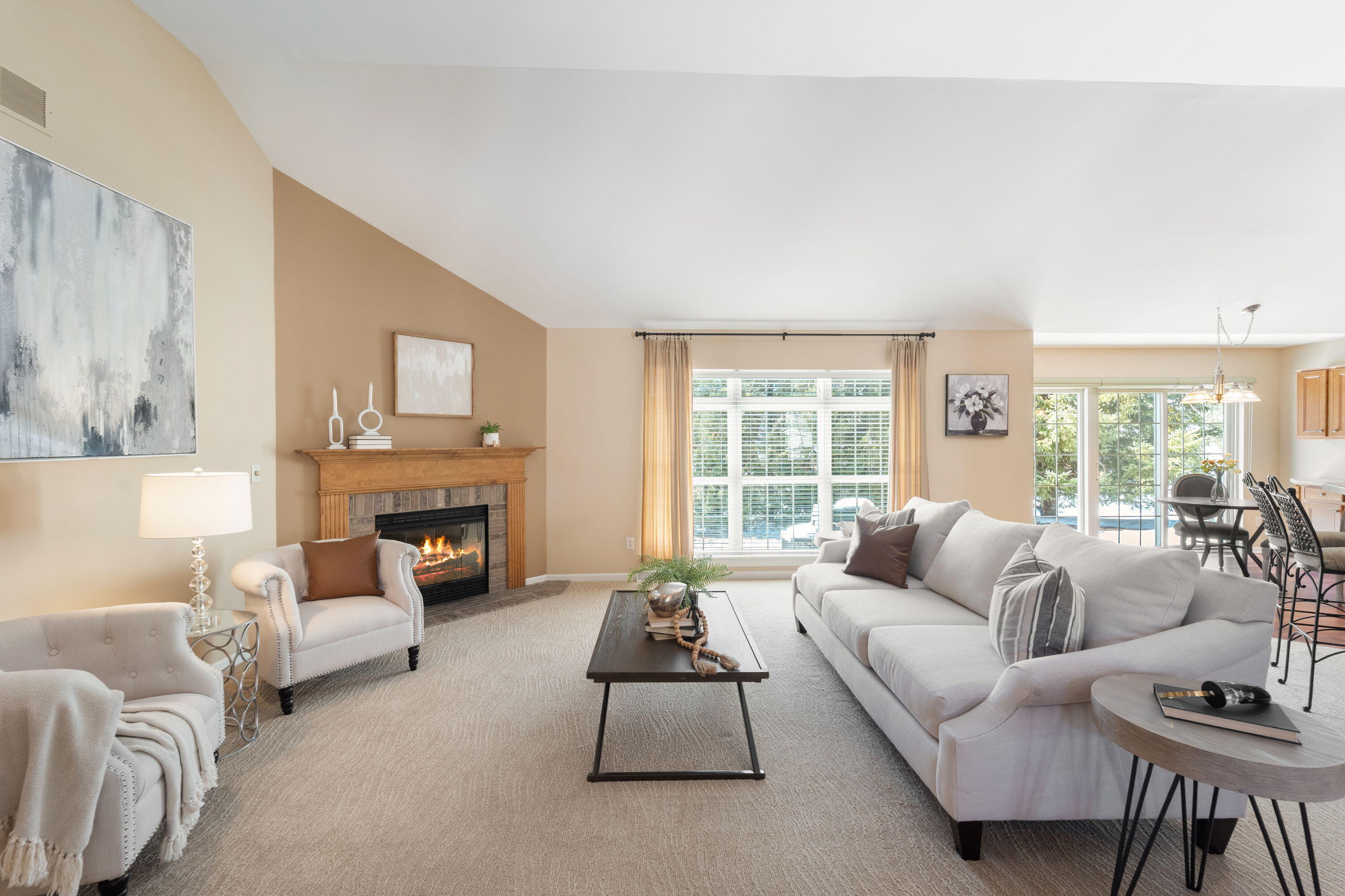 1864 River Lakes Road South Oconomowoc, WI 53066 - Photo 3 of 44 With Gas Fireplace