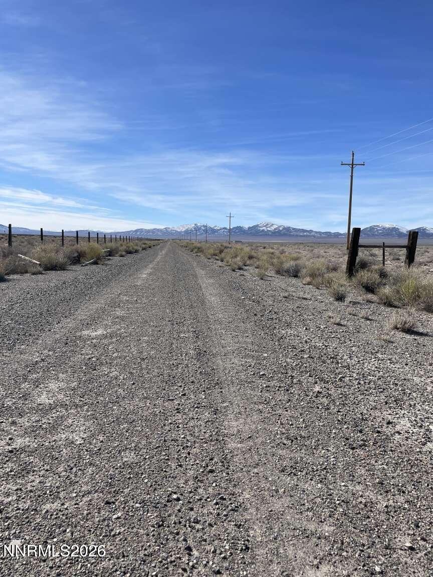 0 Old Highway Road Montello, NV 89830 - Photo 5 of 31 a view of a dry yard with wooden fence